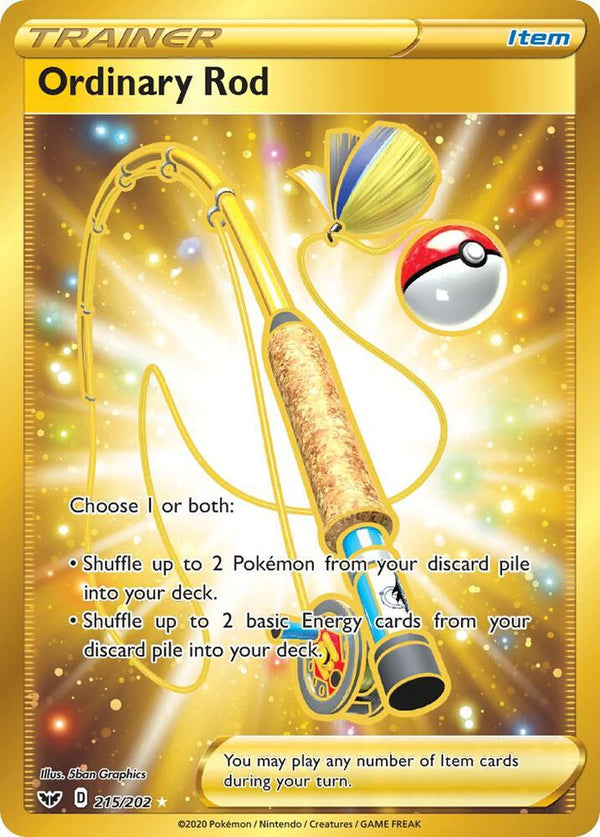 Ordinary Rod (Secret) - Pokémon
