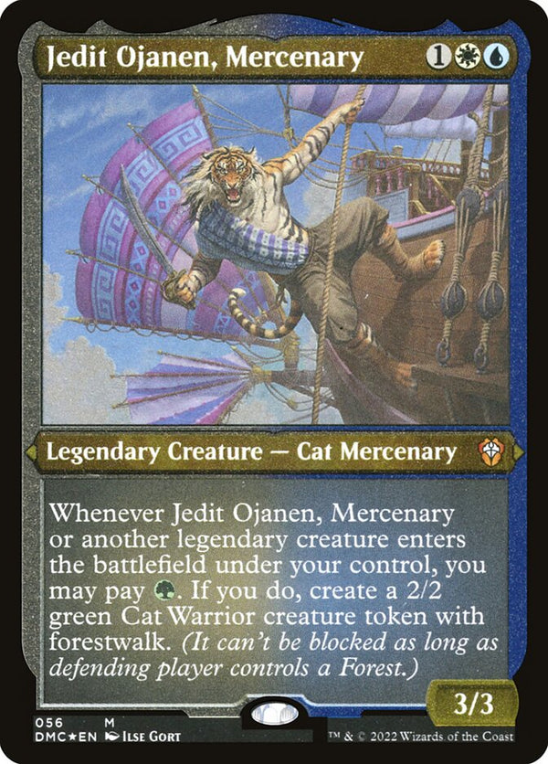 Jedit Ojanen, Mercenary (Foil Etched) - Magic: The Gathering