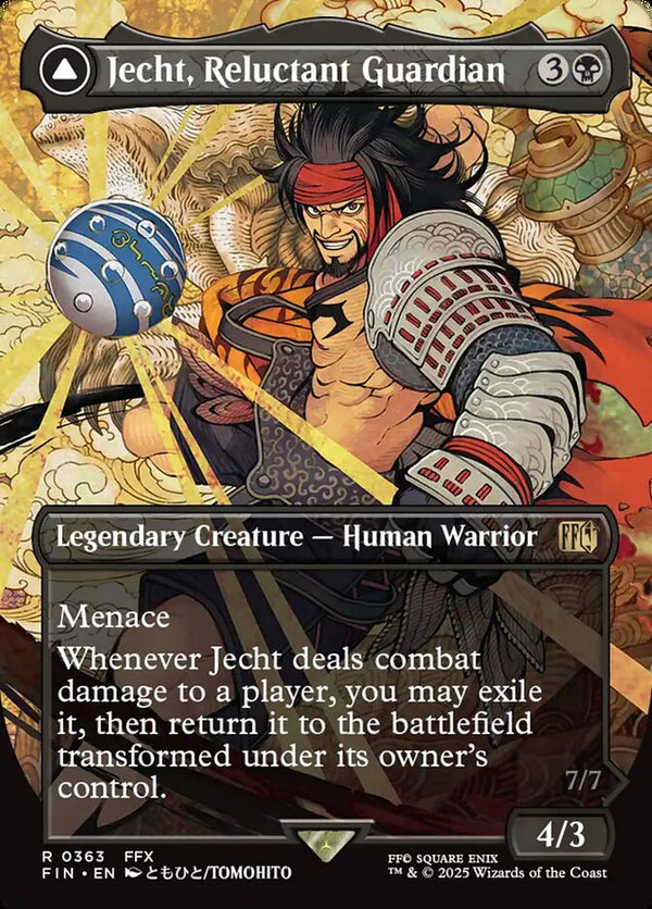 Jecht, Reluctant Guardian (Borderless) - Magic: The Gathering