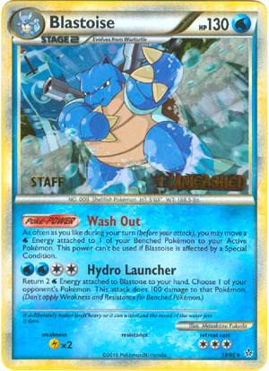 Blastoise - 13/95 (Prerelease) [Staff] - Pokémon