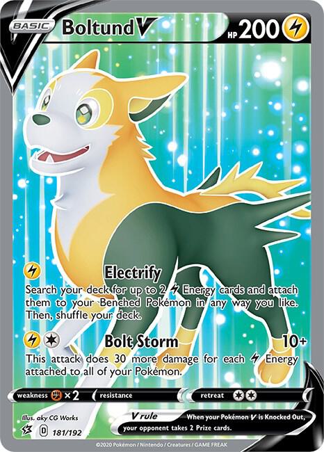 Boltund V (Full Art) - Pokémon