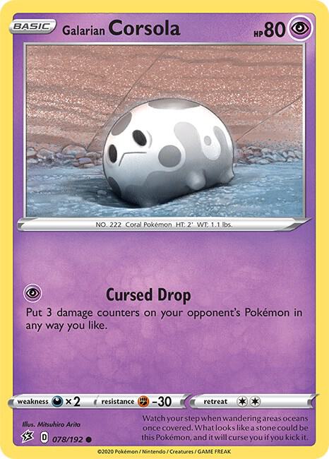 Galarian Corsola - Pokémon