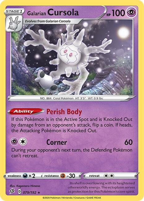 Galarian Cursola - Pokémon