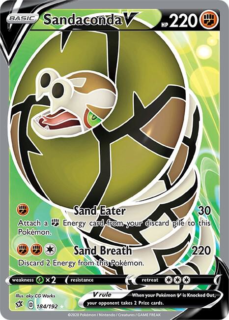 Sandaconda V (Full Art) - Pokémon