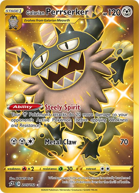 Galarian Perrserker (Secret) - Pokémon