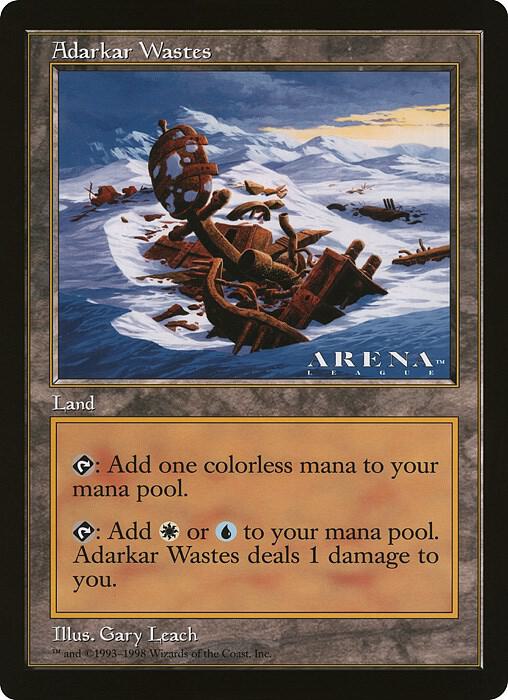 Adarkar Wastes (Arena League) - Magic: The Gathering
