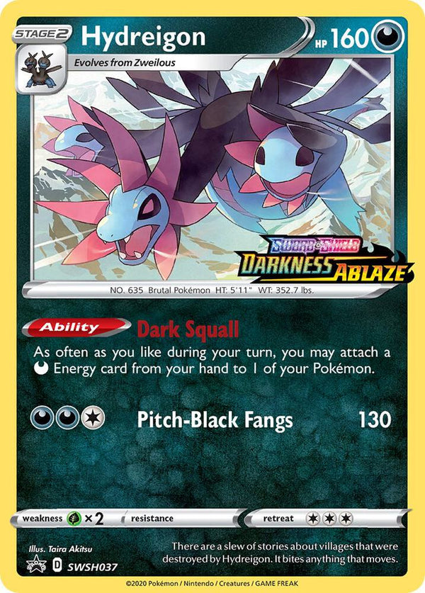 Hydreigon - SWSH037 (Prerelease) - Pokémon