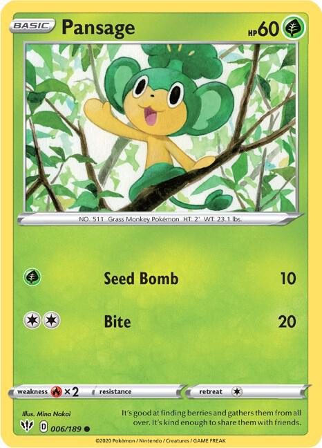 Pansage - Pokémon