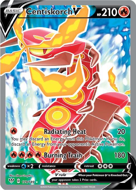 Centiskorch V (Full Art) - Pokémon