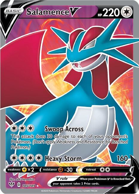 Salamence V (Full Art) - Pokémon