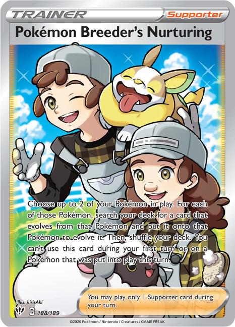 Pokemon Breeder's Nurturing (Full Art) - Pokémon