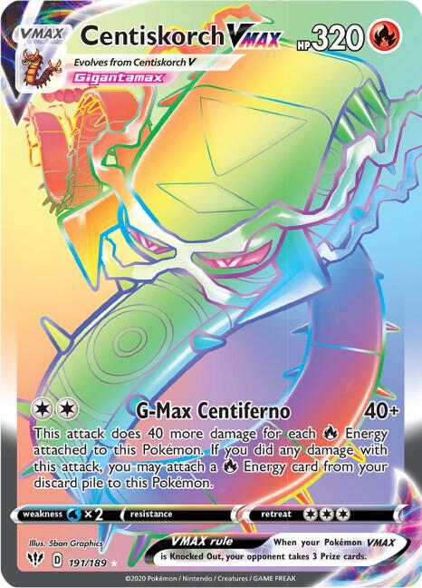Centiskorch VMAX (Secret) - Pokémon