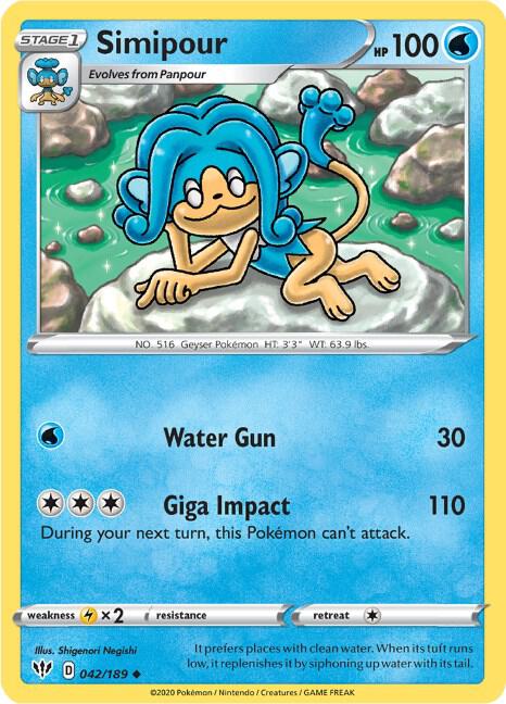 Simipour - Pokémon