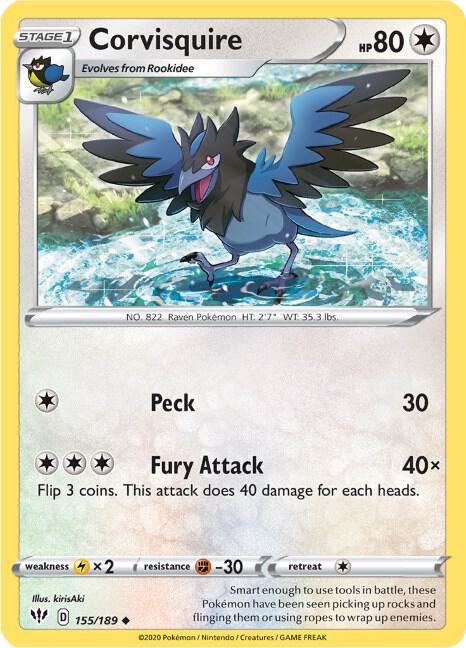 Corvisquire - Pokémon