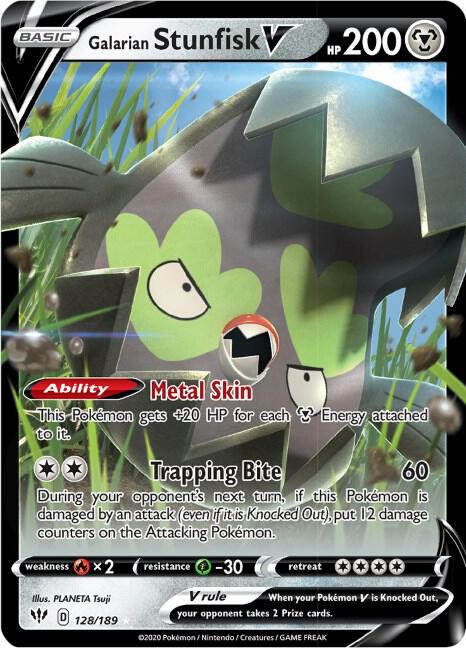 Galarian Stunfisk V - Pokémon