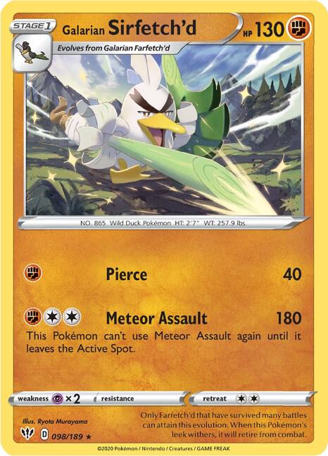 Galarian Sirfetch'd - Pokémon