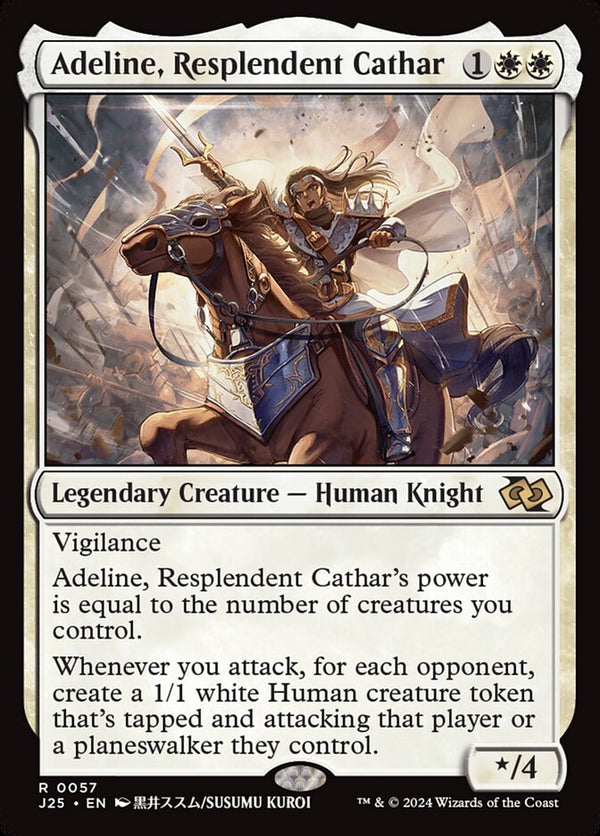 Adeline, Resplendent Cathar (Anime) - Magic: The Gathering