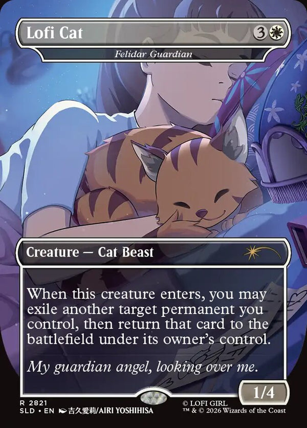 Lofi Cat - Felidar Guardian - Magic: The Gathering