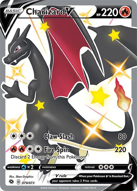 Charizard V (Secret) - Pokémon