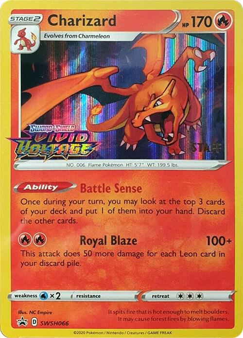 Charizard - SWSH066 (Prerelease) [Staff] - Pokémon