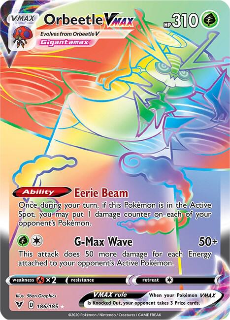 Orbeetle VMAX (Secret) - Pokémon