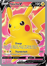 Pikachu V (Full Art) - Pokémon