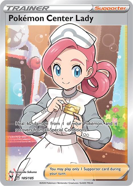 Pokemon Center Lady (Full Art) - Pokémon