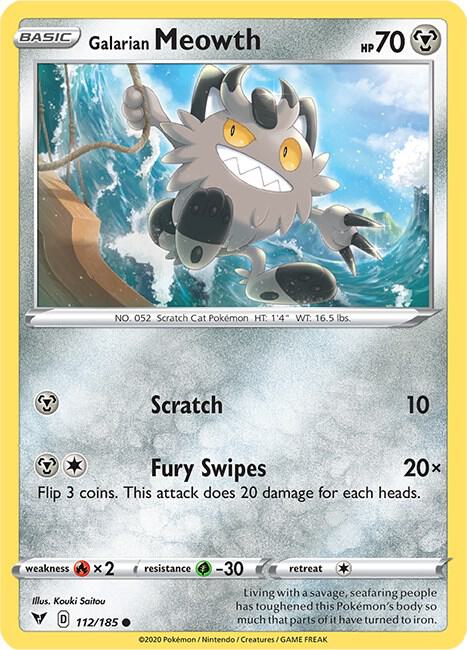 Galarian Meowth - Pokémon