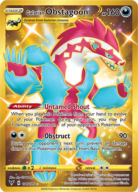 Galarian Obstagoon (Secret) - Pokémon