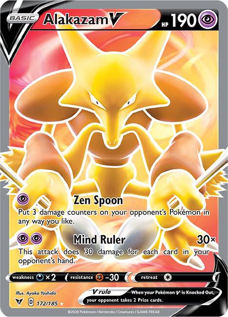 Alakazam V (Full Art) - Pokémon