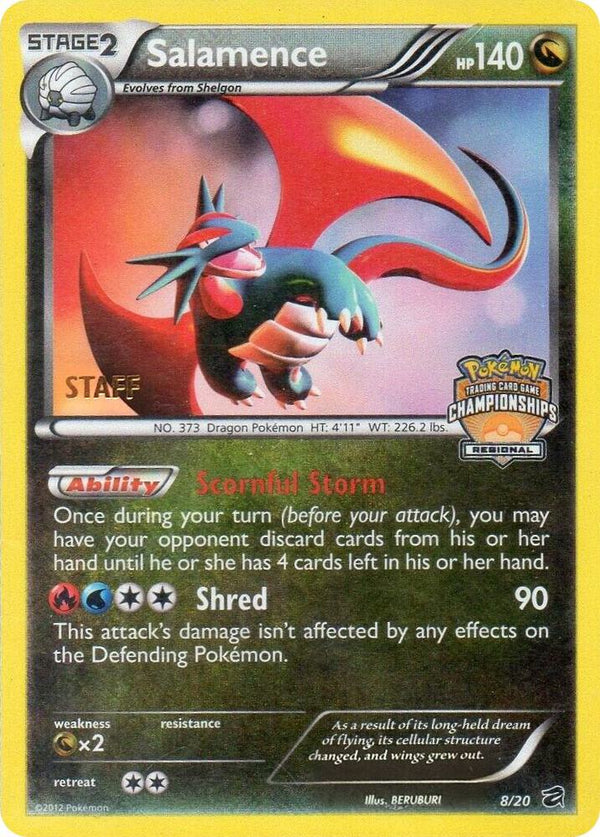 Salamence - 8/20 (Regional Championships) [Staff] - Pokémon