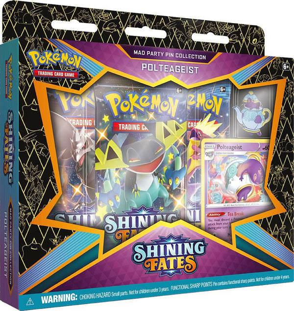 Shining Fates Mad Party Pin Collection [Polteageist] - Pokémon