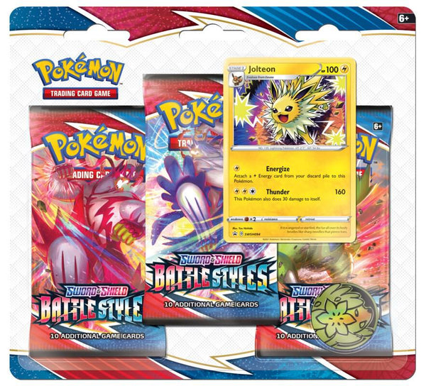 Battle Styles 3 Pack Blister [Jolteon] - Pokémon