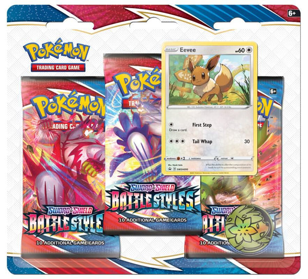 Battle Styles 3 Pack Blister [Eevee] - Pokémon