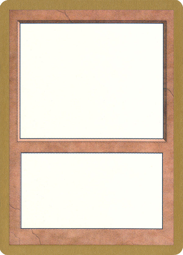 2000 World Championship Blank Card - Magic: The Gathering