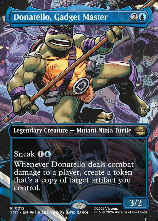 Donatello, Gadget Master (Borderless) - Magic: The Gathering