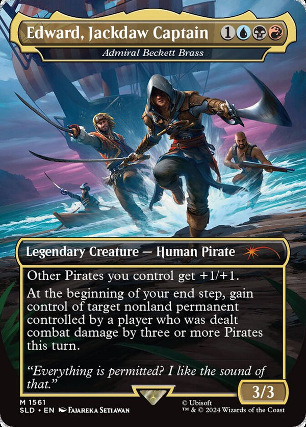 Edward, Jackdaw Captain - Admiral Beckett Brass - Magic: The Gathering