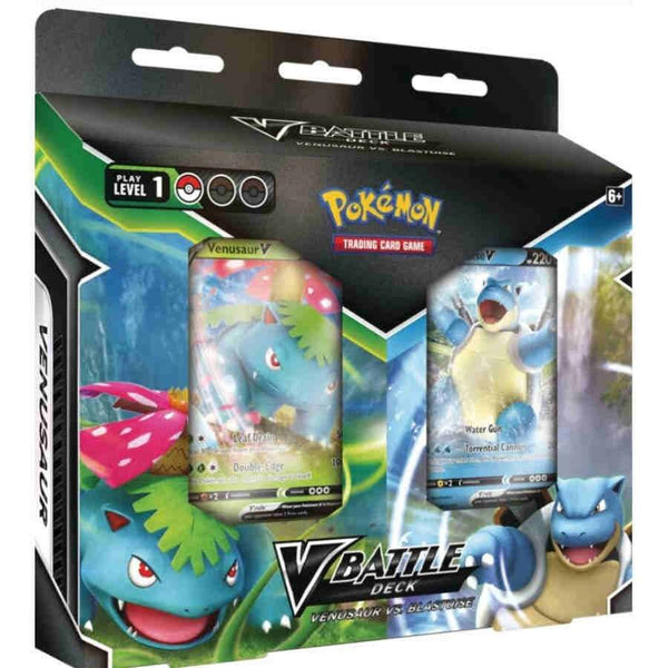 V Battle Deck Bundle [Venusaur V/Blastoise V] - Pokémon