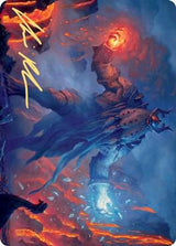 Aegar, the Freezing Flame Art Card (Gold-Stamped Signature) - Magic: The Gathering