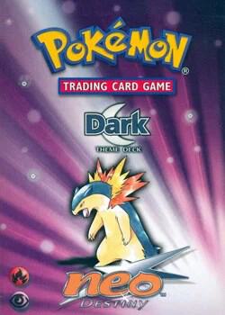 Neo Destiny Theme Deck - "Dark" - Pokémon