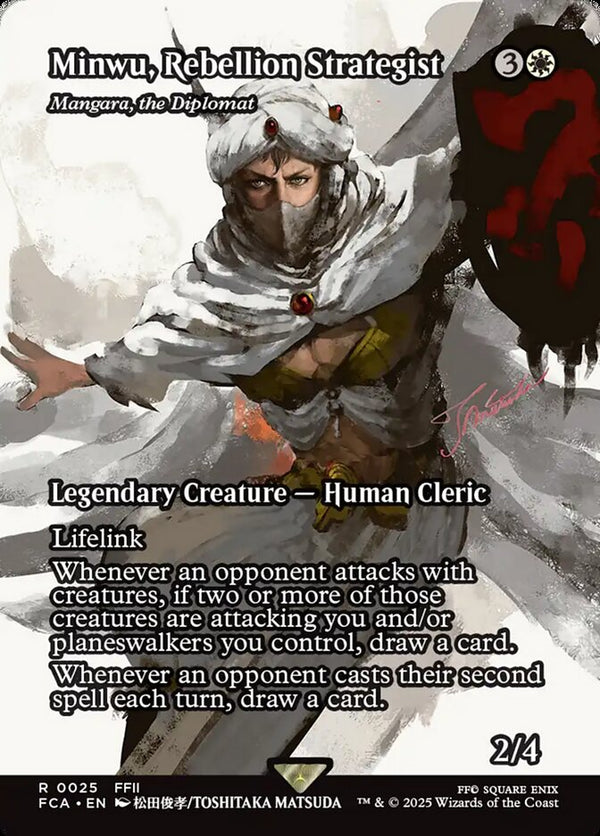 Minwu, Rebellion Strategist - Mangara, the Diplomat (Showcase) - Magic: The Gathering