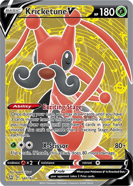 Kricketune V (Full Art) - Pokémon