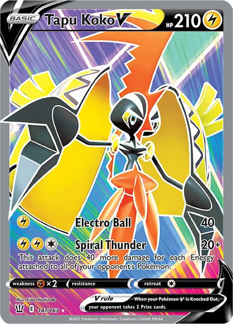 Tapu Koko V (Full Art) - Pokémon