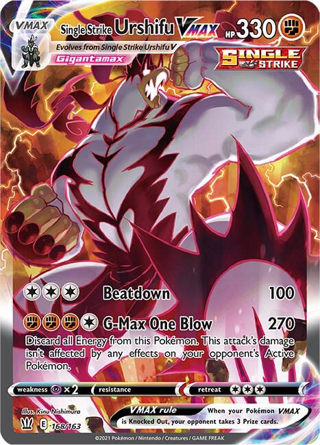 Single Strike Urshifu VMAX (Alternate Art Secret) - Pokémon