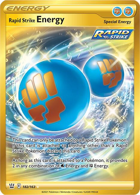 Rapid Strike Energy (Secret) - Pokémon