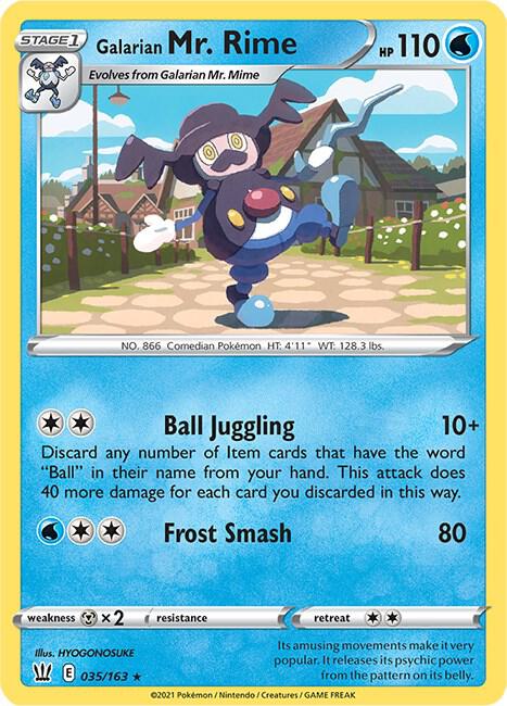 Galarian Mr. Rime - Pokémon