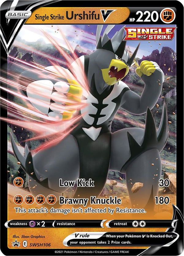 Single Strike Urshifu V - SWSH106 - Pokémon