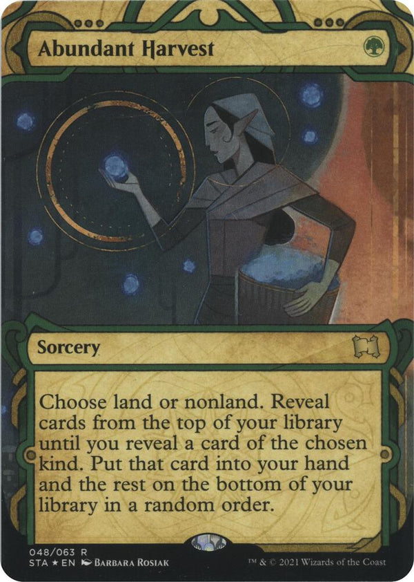 Abundant Harvest (Foil Etched) - Magic: The Gathering