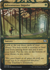 Adventurous Impulse (Foil Etched) - Magic: The Gathering
