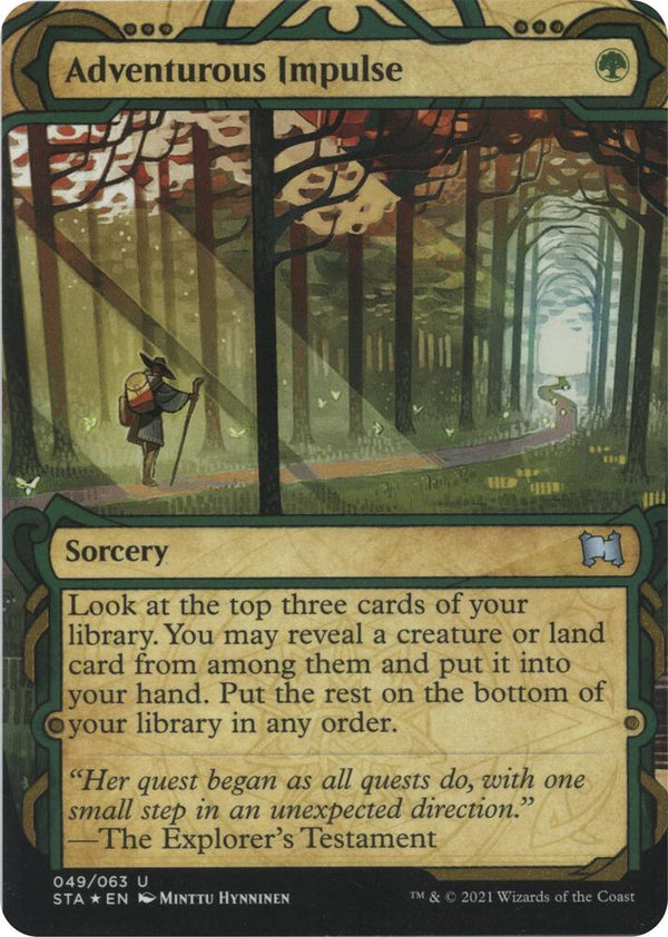 Adventurous Impulse (Foil Etched) - Magic: The Gathering